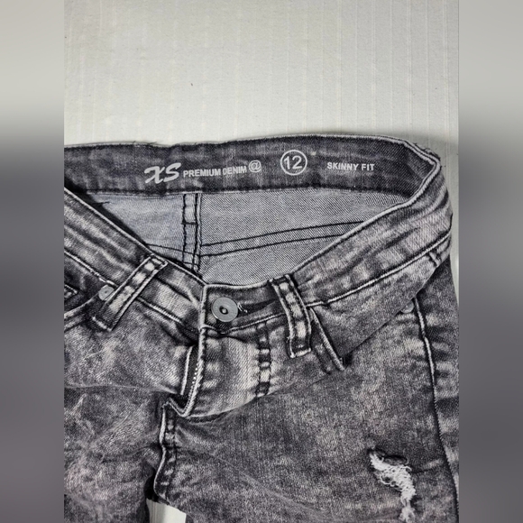 S Premium Denim Boys Size 12 Jeans Skinny Fit Distressed - Picture 3 of 8